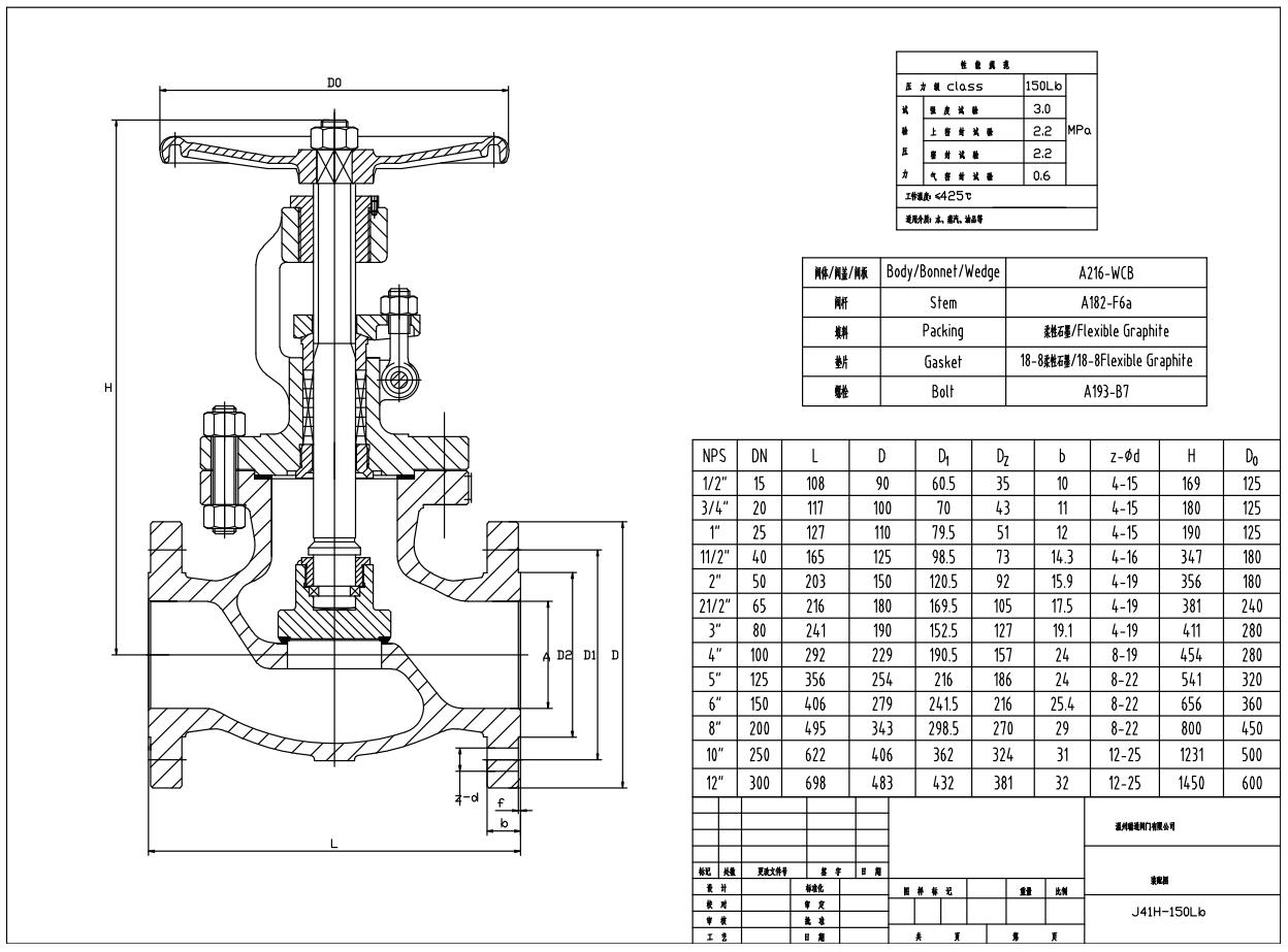 美標截止閥裝配圖 美標截止閥裝配圖